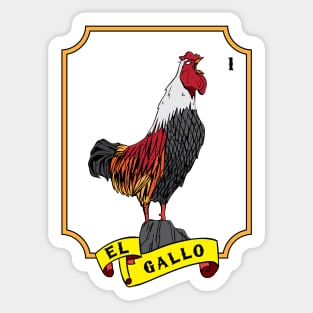 LOTERÍA: El Gallo Mexican Gift Sticker